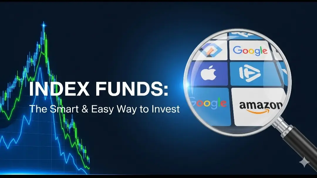 Stock market data charts and graphs showing index fund performance for investment analysis